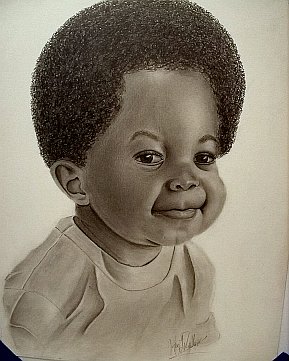 A portrait of a young boy.